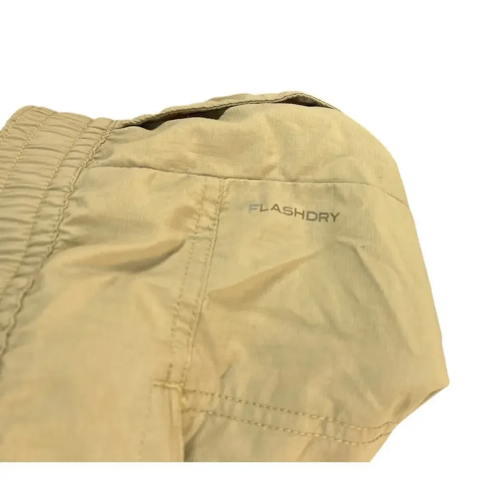 The North Face Men's Nylon Shorts Khaki/Brown Elastic Waist Drawstring XXL